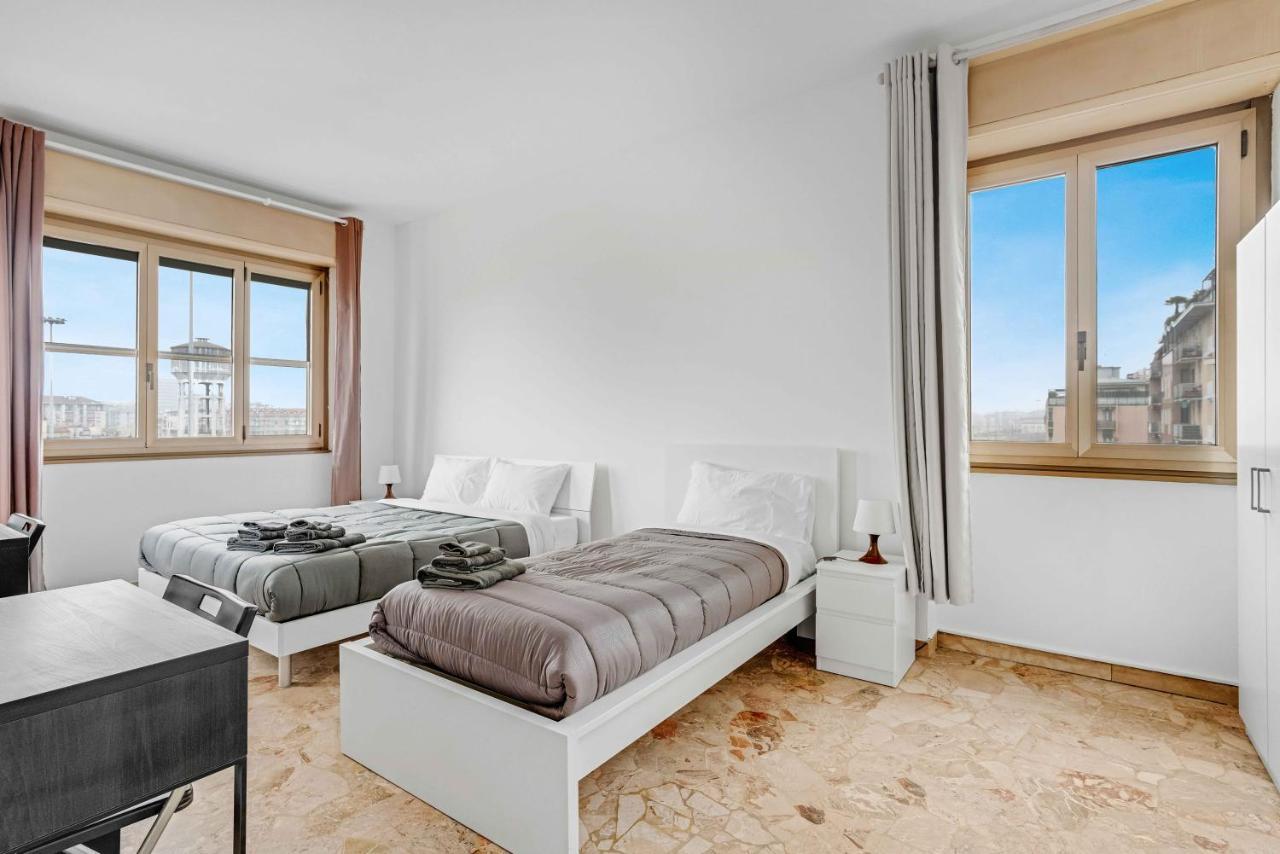 Cav9 - Large Apartment With Panoramic View - 밀라노 외부 사진